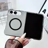 Adecuado para Iphoneduo Pantalla Plegable Funda Magnética para Teléfono, Cubierta Protectora Transparente Simple Niebla Helada Anti-Caídas para Apple 18Duo