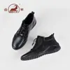 Zapatos para Hombre Gorilla Otoño/Invierno 2026 Nuevo Modelo Piel Genuina Zapatos Casuales Populares para Hombre Tenis de Suela Gruesa de Caña Alta Botas Martin