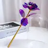 Festival Mãe Namorada Presente de Aniversário Buquê de Rosas com Folha de Ouro Presente de Dia dos Namorados para Esposa Professora Deusa Moderno Minimalista