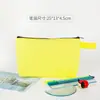 Estojo de lona Amazon transfronteiriço com logotipo personalizado, bolsa de maquiagem de viagem com zíper para mulheres, bolsa de armazenamento de papelaria espessa atacado