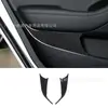 Adecuado para 13-16 Kia Zunkai K7 panel decorativo de puerta trasera de fibra de carbono pegatinas accesorios de modificación interior