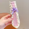 Adesivo de franja de tricô de lã adesivo mágico para cabelo solto faixa de cabelo para lavar o rosto faixa de cabelo novo estilo 2026 para meninas artefato de estilização de cabelo solto