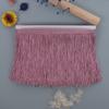 48 colores de fábrica al por mayor fila de borlas de poliéster encaje de flecos alfombra color cortina textil para el hogar accesorios de ropa procesamiento al por mayor