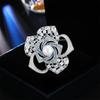 Broche de pérola camélia tridimensional com estilo perfumado de zircônio microincrustado de alta qualidade, acessórios de alfinete de paletó para todos os tipos de terno