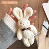 Menina Fofa Pingente Fofo Boneca de Pelúcia Boneca Urso Bolsa de Boneca Pingente Acessórios Macios Fofos Chaveiro para Mulheres