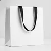 Bolsas de Lona Sem Costura em Estoque, Sacolas de Papel Kraft Atacado, Sacolas de Compras Promocionais com Logo, Sacolas de Papel Cartão Branco