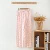 Pantalones de Pijama para Mujer Verano Pantalones Finos Pantalones de Aire Acondicionado Casuales Sueltos Pantalones para el Hogar Uso Exterior Algodón Puro Hilo de Doble Capa Sueltos