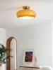 Lâmpada de Teto de Latão Estilo Japonês Retrô para Varanda Entrada Nórdica Corredor Antigo Bauhaus Entrada Corredor Vestiário