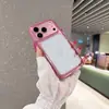 Adecuado para funda de teléfono Apple 18PROMAX con bordes redondeados, agujeros precisos, color translúcido, funda dura acrílica tipo puff para iPhone 17/13