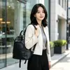 Coleção Outono 2026: Mochila de Couro Genuíno Estilo Europeu e Americano para Mulheres, Bolsa de Viagem da Moda, Transfronteiriça
