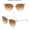 Gafas de Sol Adelgazantes Clásicas Retro de Montura Cuadrada Unisex Multicolores Modernas Geniales de Gama Alta Gafas de Sol para Influencers