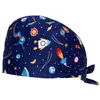 Gorro Quirúrgico Belta para Mujer Estampado de Algodón Gorro para Sala de Operaciones de Enfermera Gorro Baotou para Quimioterapia Odontología Medicina Oral