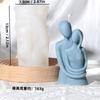 Vela Aromática Moldada em Silicone de Menina Vendada Transfronteiriça Molde de Silicone DIY Artesanato de Menina Estilo Europeu Olhos Fechados Ornamento Molde de Gesso