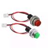 DS-314/316 apertura 10MM interruptor de pulsador pequeño sin retención reinicio automático pulsador de marcha momentánea con cable de terminal