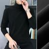 Camiseta Térmica de Forro Polar de una Pieza para Hombre Otoño e Invierno Cuello Alto Forro Polar por Ambos Lados Manga Larga Ajustada Camiseta Interior Cálida Camisa de Cuello Medio