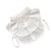 Gola Postiça Elegante para Usar em Camadas com Camisas de Outono e Inverno, Apresentando Bordado Delicado Solúvel em Água, Gola Versátil de Alta Qualidade para Mulheres