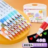 Caneta marcadora acrílica de ponta macia cor grafite marcador para diário de bordo caneta de tinta à base de água pintura diy marcador transfronteiriço