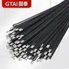 304 plástico rociado 10MM capa de resina epoxi negro acero inoxidable brida de cable marino cable metálico brida de cable