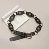 Cadena de Cintura Elegante de Metal con Girasol para Mujer de Comercio Exterior, Accesorio de Cintura Ajustable para Vestido, Cinturón de Cadena Multicapa de Gama Alta