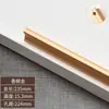 Aleación de Aluminio Negro Sólido y Dorado Gabinete Armario Cajón Manija Minimalista Nórdica Muebles Lineales Espacio Aluminio