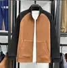 Jaqueta moletom com forro de fleece masculino, novo estilo outono/inverno, quente, com gola alta, forro de fleece espesso e design com zíper, disponível para atacado