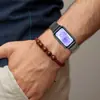 Qingfeng é Adequado para Pulseira de Aço com Três Contas Huawei Band 11Pro Pulseira de Relógio de Metal de Aço Inoxidável Huawei Band 11