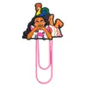 Moana Clip de Papel Grande Suministros de Oficina Clip de Papel Creativo Lindo Aguja en Forma de U Dibujo Animado de PVC Marcador de Páginas Colorido