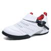 Sapatos de Golfe Masculinos Impermeáveis Sem Pregos Fivela Giratória Antiderrapante Sapatos de Golfe Femininos Tênis Outdoor para Homens e Mulheres