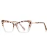 Gafas Antiluz Azul para Nuevo Producto Transfronterizo 2263 Color Degradado Tr90 Protección Ocular Lentes Planos Montura Óptica Personalizada para Mujer Sudamérica