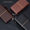 Nova carteira masculina bolsa de mão com zíper longo carteira masculina casual de negócios carteira macia de grande capacidade bolsa para celular