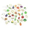 Productos Agrícolas como Caquis, Cacahuates, Verduras y Frutas; Accesorios para Joyería DIY; Colgantes para Llavero Estilo Granja; Hecho a mano