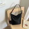 Bolsa de Palha Tecida Grande Capacidade Verão 2026 Transfronteiriça, Bolsa Transversal Elegante e da Moda, Bolsa de Mão para o Trabalho