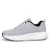 Tamanho Grande Sapatos de Caminhada para Meia-Idade Tênis Esportivo Masculino Casual Verão Malha Respirável Leve Tênis de Corrida Antiderrapante Sapatos de Pai
