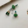 Atacado Otimizado Pulseira Pequena Deslizante de Jade Pingente Acessórios de Pulseira DIY Feitos à Mão Pingente de Fivela Ping'an Abóbora Ruyi