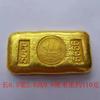 Barras de Oro de Tesorería de la Dinastía Qing Lingotes de Oro Pepitas de Oro Cobre Sólido Lingotes de Oro Estilo Antiguo Ladrillos de Oro que No se Desvanecen Accesorios Oro de Arena