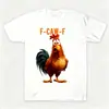 Camiseta Divertida de Pollo F-Caw-F, Pollo Fcawf para Hombre y Mujer
