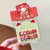 Pegatinas Rojas Festivas de Uñas para Niños para Año Nuevo, Pegatinas Festivas de Uñas de Dibujos Animados, Pegatinas de Uñas para Niñas, Regalos del Festival de Primavera