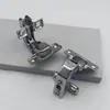 Bisagra de Brazo Corto de 90 Grados Gabinete Bisagra Plana de 180 Grados para Puerta Bisagra de Brazo Corto con Amortiguación Bisagra Hidráulica con Amortiguador de Taza de 35 mm