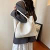 Bolsa de Alta Gama de Gran Capacidad para Mujer Modelo Nuevo 2026 Bolso de Clase para Estudiante Universitario Bolso Tote Versátil Casual