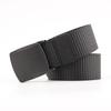 Cinturón de lona explosivo para hombre, cinturón juvenil, automático, con hebilla lisa, cinturón informal de nailon, unisex.