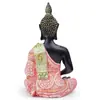 Resina Hall Completo Buda Sapo Tres Estatuas Sagradas Buda Sakyamuni Bodhisattva Avalokiteshvara Bodhisattva Ksitigarbha Buda Sambo