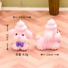 Cachorrinho de Creme Desenho Animado Decoração DIY Boneca Fofa Casa de Boneca Casa de Brincar Acessórios de Resina Pequenos Enfeites de Mesa