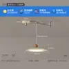 Lustre de restaurante deslumbrante, 6 novas luminárias LED para mesa de jantar, iluminação estilo creme tipo OVNI para balcão de bar de sala de jantar, inclui instalação, arte em ferro