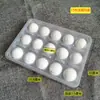 10 12 15 20 Peças Bandeja para Bolinhos de Arroz Glutinoso Caixa de Embalagem para Festival das Lanternas Bola de Gergelim Batata Doce Carne Bola de Gergelim Caixa de Congelamento