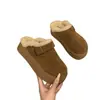 Zapatos Birkenstock para mujer 2026 invierno sin cordones felpa cálidos sin talón punta cerrada media zapatilla zapatos de algodón suela gruesa zapatos peludos para mujer