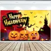 Amazon Nuevo Banner de Halloween Decoración de Fiesta del Festival Fantasma Cortina de Puerta Bandera Tela de Fondo para Bandera Se Puede Hacer