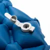 Colchoneta Inflable de Nylon TPU para Pie con Forma de Nido de Huevo para Tienda de Campaña, Playa, Adecuada para Ultraligera y Portátil