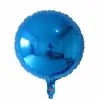 Balão de Alumínio Redondo de 18 Polegadas Cor Lisa Cor Sólida Casamento Festa Festival Decoração Balão Atacado