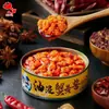 Venta al por mayor de fábrica Entrega Salsa para Fideos Bibimbap 110g Huevas de Cangrejo en Lata Arroz en Lata Salsa de Soja Huevas de Cangrejo Sazonadas Remojadas