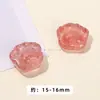Cristal de Fresa Natural Cuentas Sueltas Cubo de Azúcar Pixiu Hecho a Mano DIY Accesorios para Pulseras Creativas Cuentas de Joyería de Hada Mezclado Venta al por Mayor